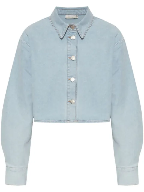 Gestuz camisa con botones y efecto lavado