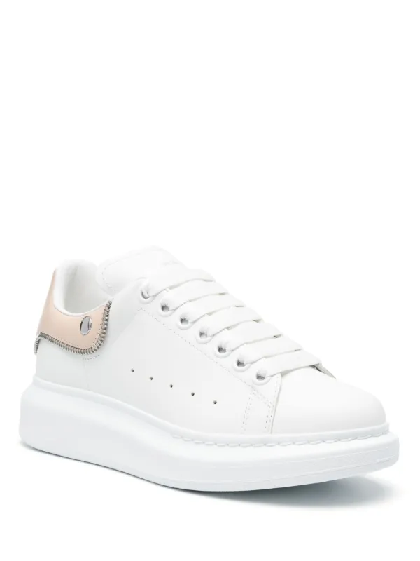 Alexander McQueen Sneakers Mit Logo Print WeiB FARFETCH AT