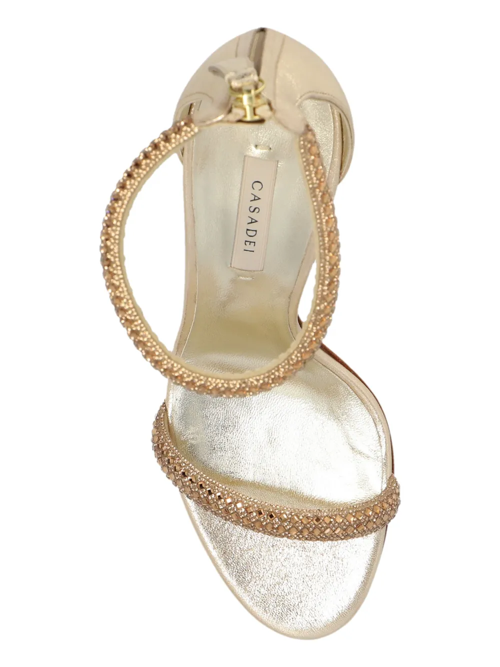 Casadei Stratosphere 115ml サンダル | ゴールドトーン