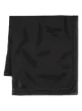 Alexander McQueen logo-embellished scarf - Black