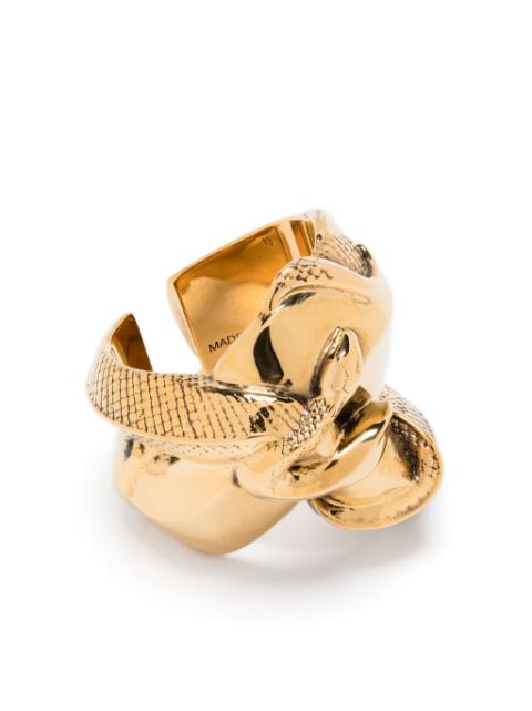 Alexander McQueen Snake & Skull ring Women