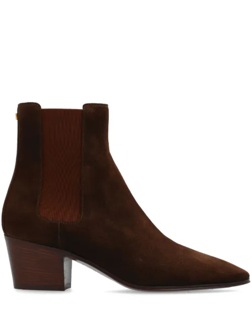 Bottines chelsea en daim à bout pointu - Casadei - Modalova
