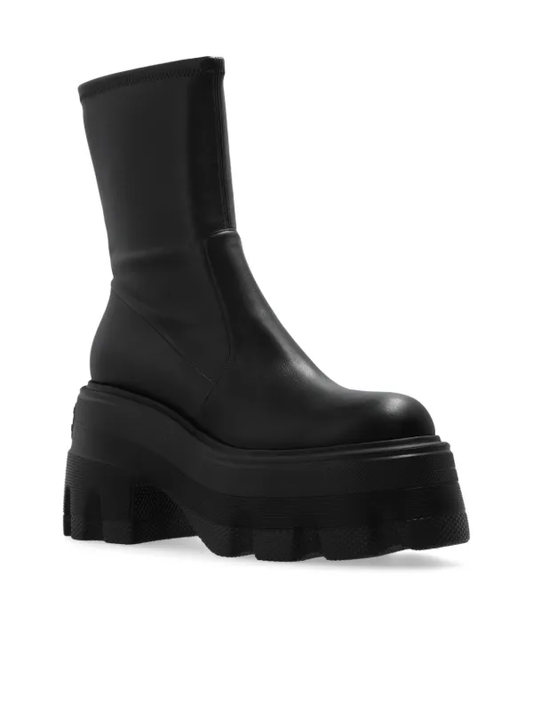 Casadei Platform Anklee Boots | Black | FARFETCH