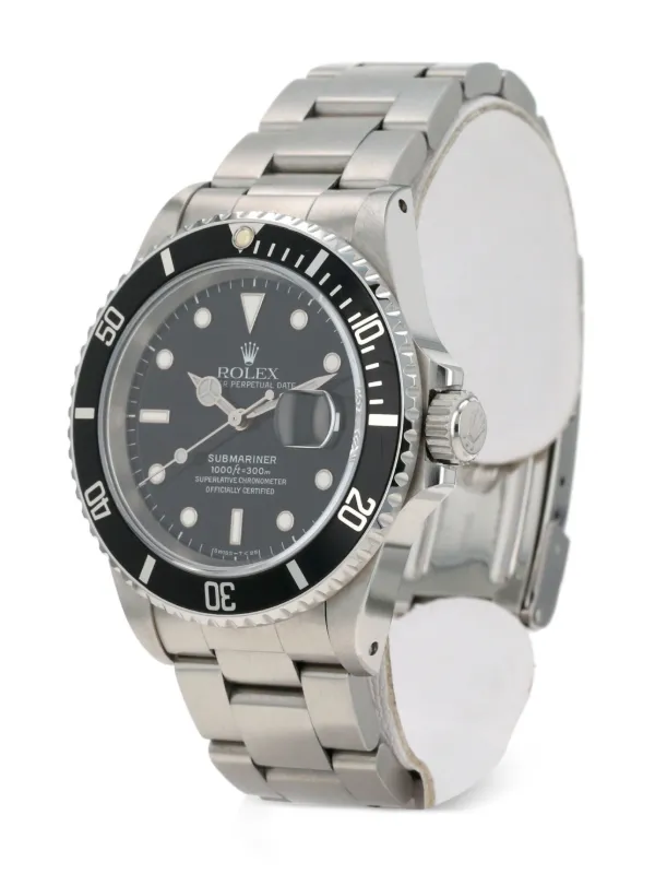 Rolex 1996 Submariner Date 40mm | Black | FARFETCH