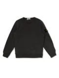 Stone Island Junior logo-patch cotton jumper - Grey