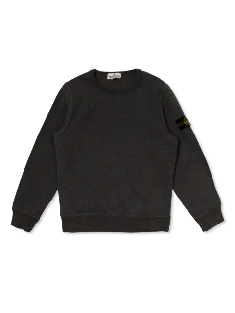 Stone Island Junior Pullover mit Logo-Patch