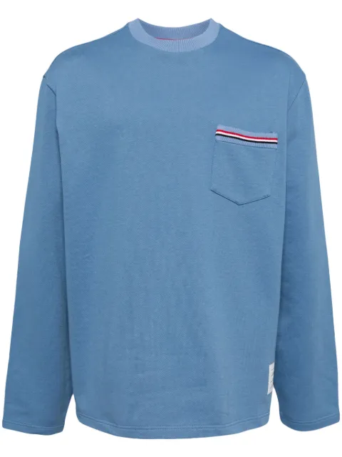 Thom Browne sudadera con cuello redondo