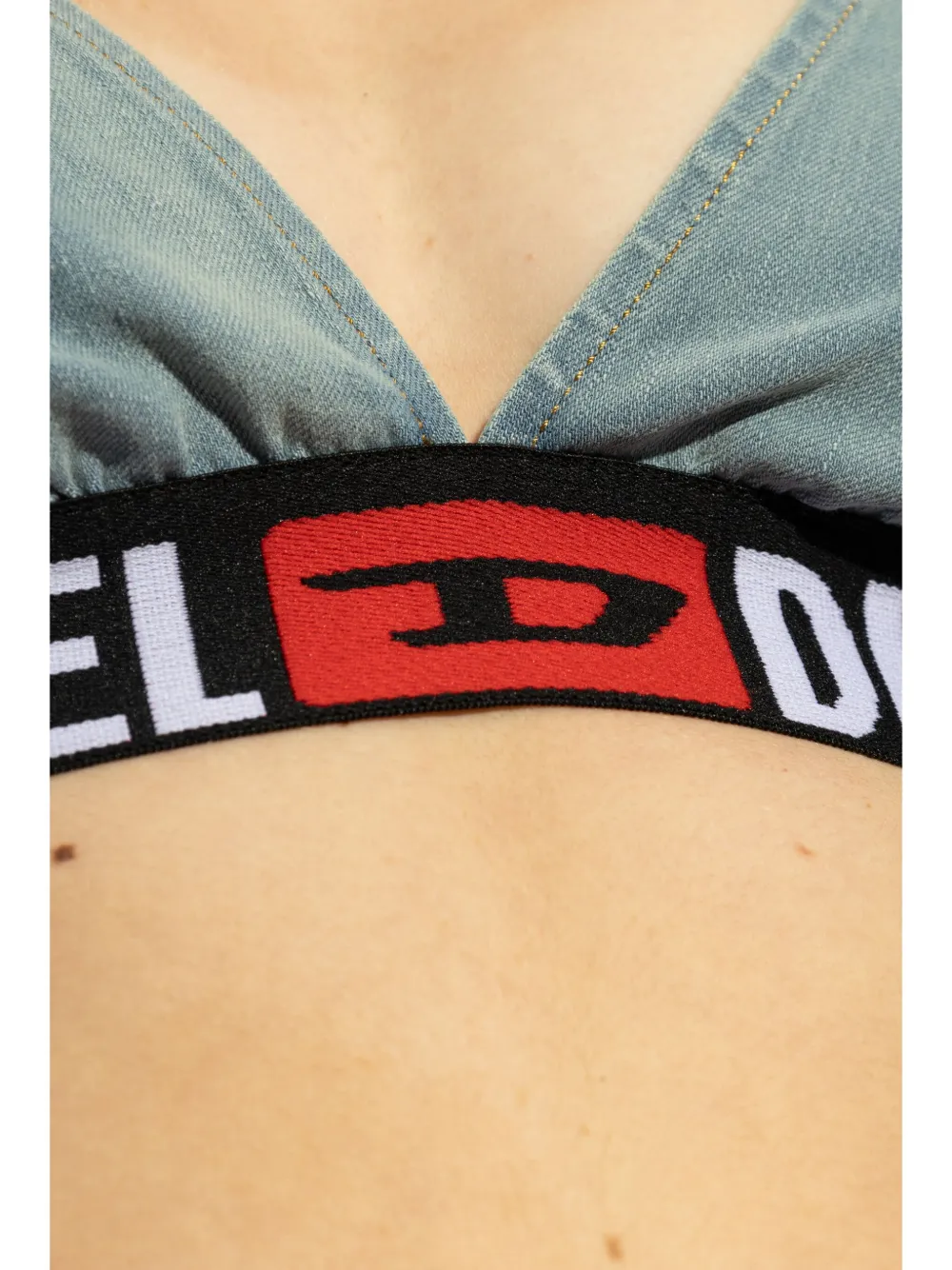 Cheap Diesel De-Geny-S denim bra top Women