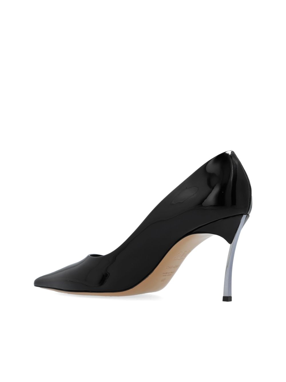 Shop Casadei Tiffany Leather Pumps In Black