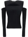 Alexander McQueen striped top - Black