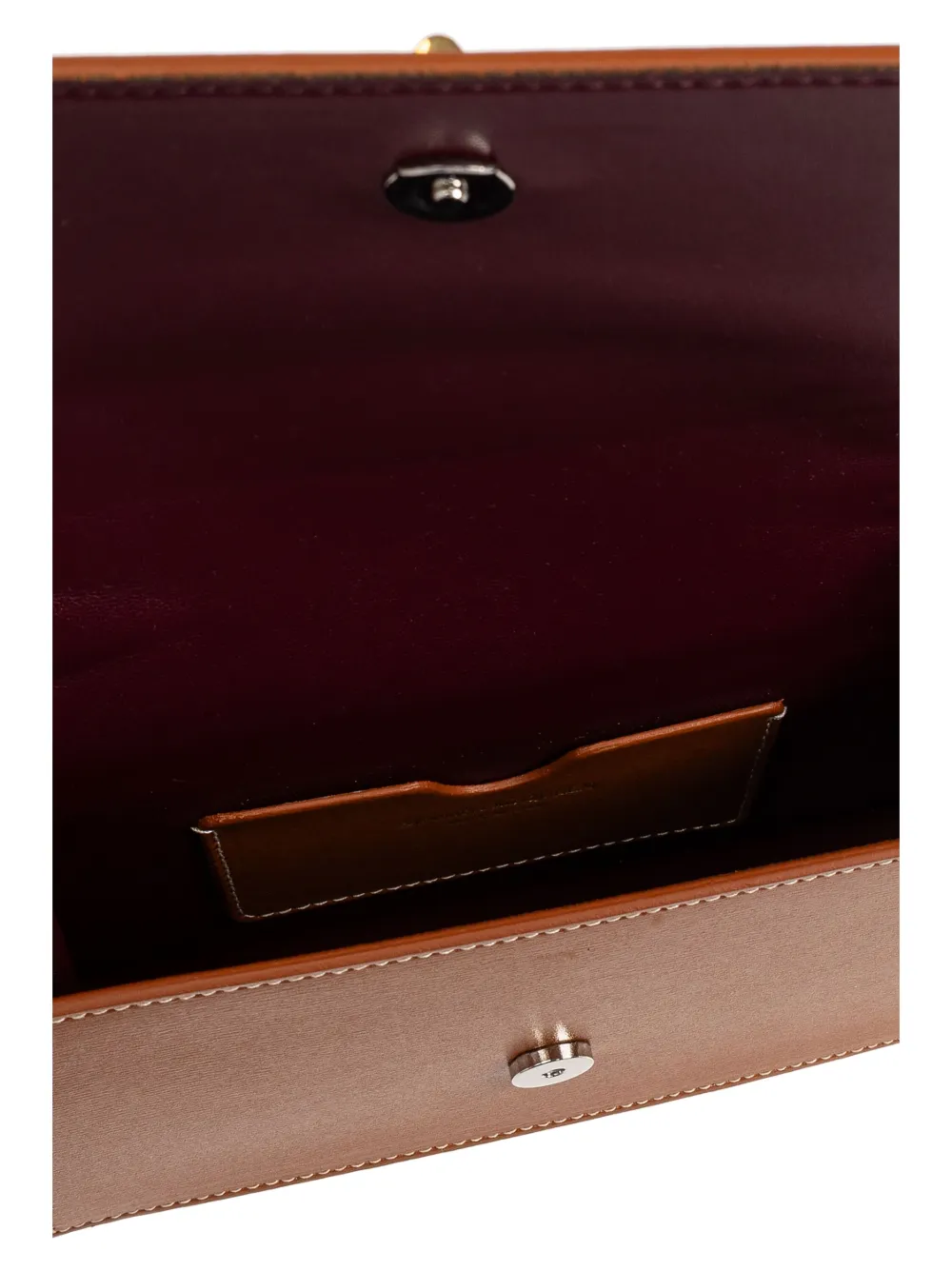 Alexander McQueen Leren crossbodytas met doodskop-applicatie Bruin