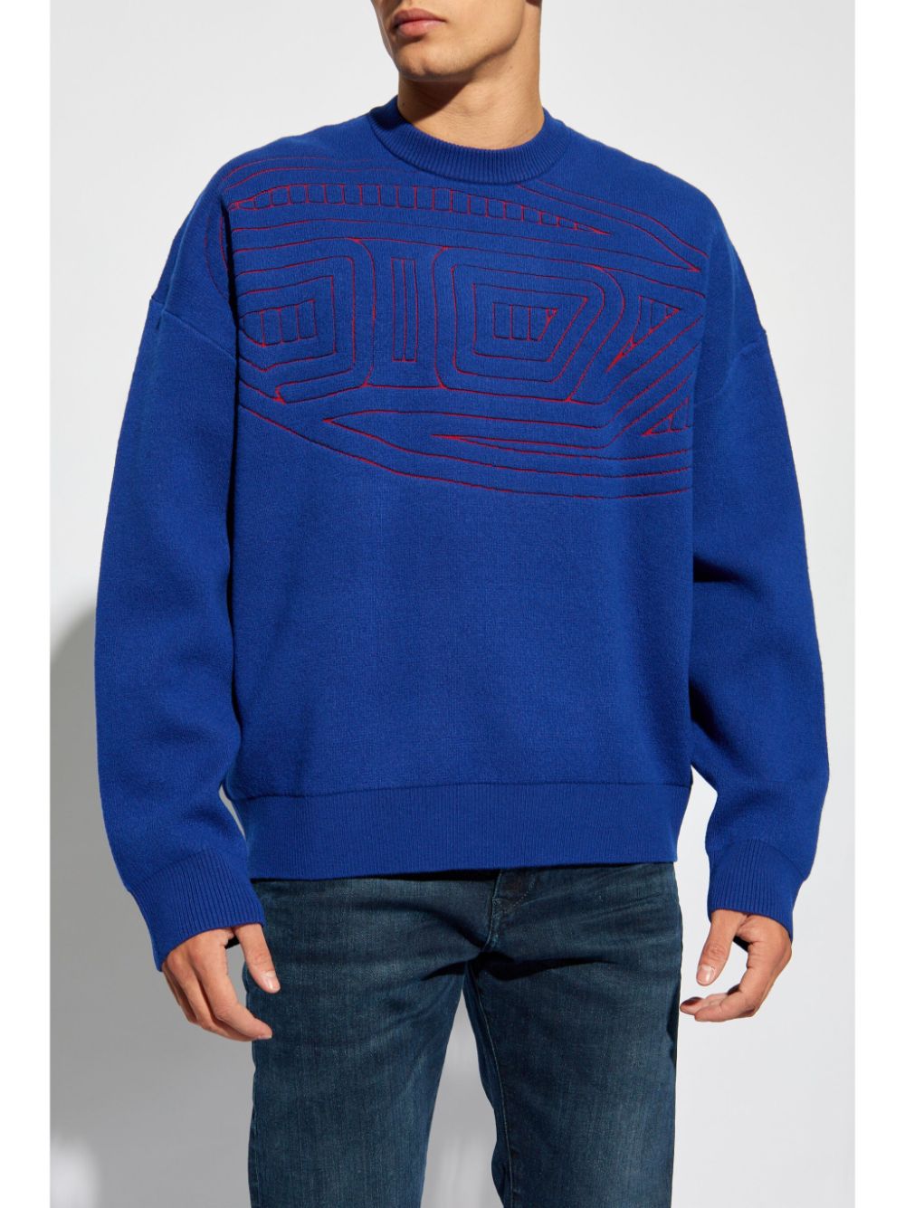 Shop Diesel K-ratio Jumper In Blue