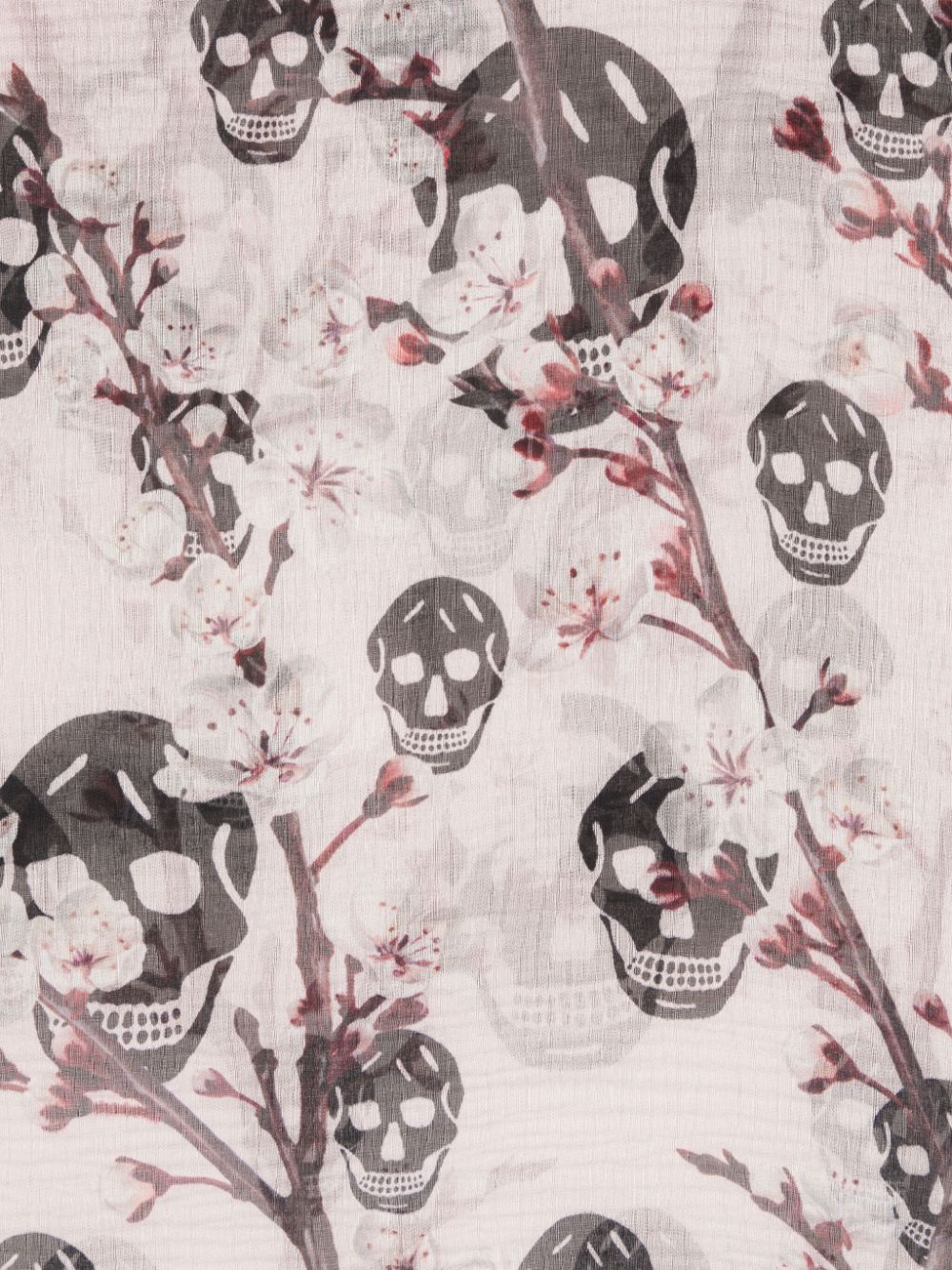 Alexander McQueen skull-print scarf Women