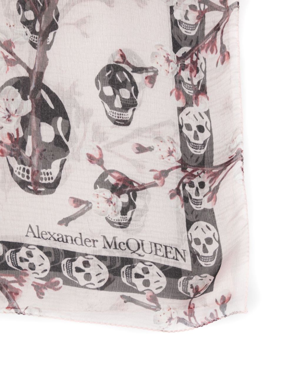 Alexander McQueen skull-print scarf Women