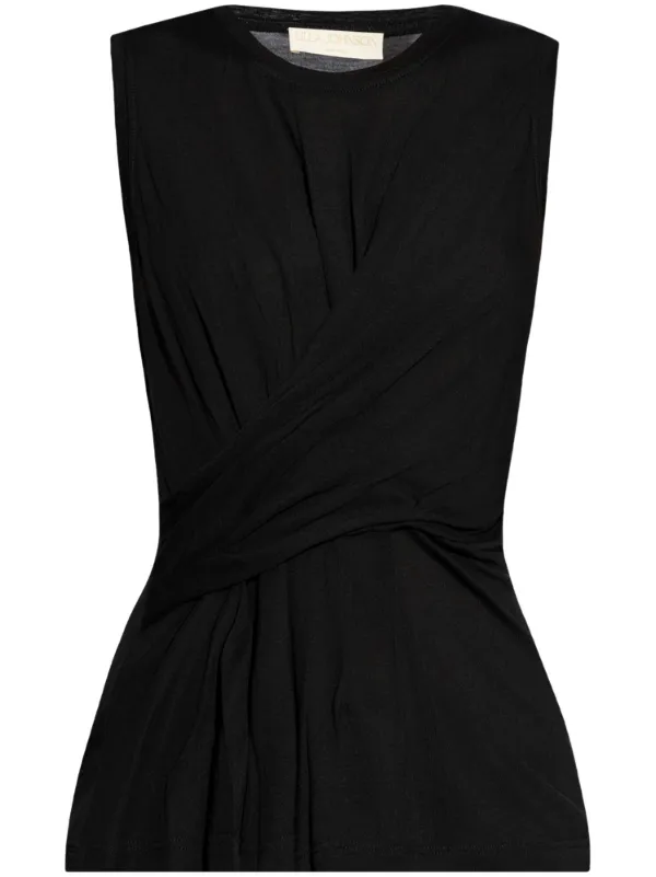 ULLA JOHNSON UJ43330A20002 関税送料込 Ulla Johnson Ziva Plissé Satin Sleeveless Top | Saks Fifth