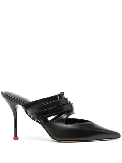 Mules en cuir 95 mm - Alexander McQueen - Modalova