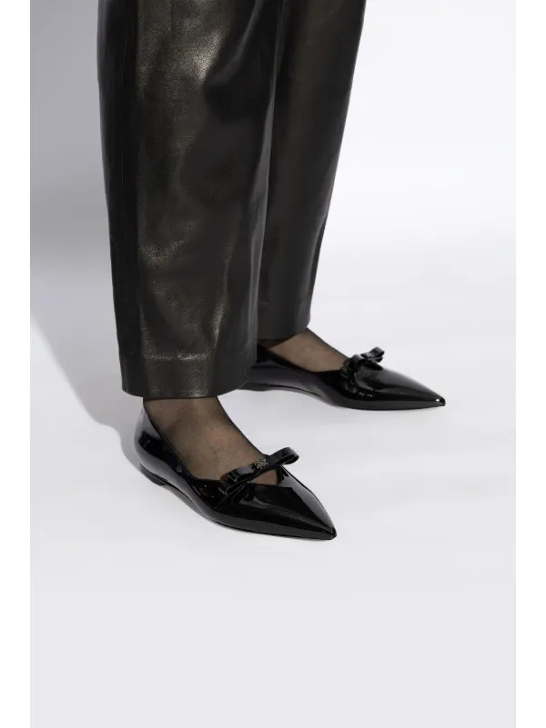 フラットシューズ Casadei Ballerinas Casadei Tiffany フラットシューズ | ブラック | FARFETCH JP