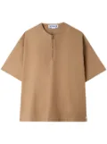 Sunnei zip-up T-shirt - Neutrals