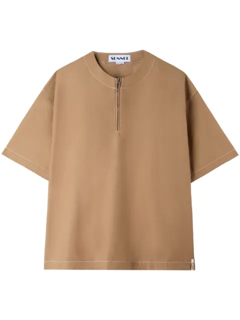 Sunnei zip-up T-shirt