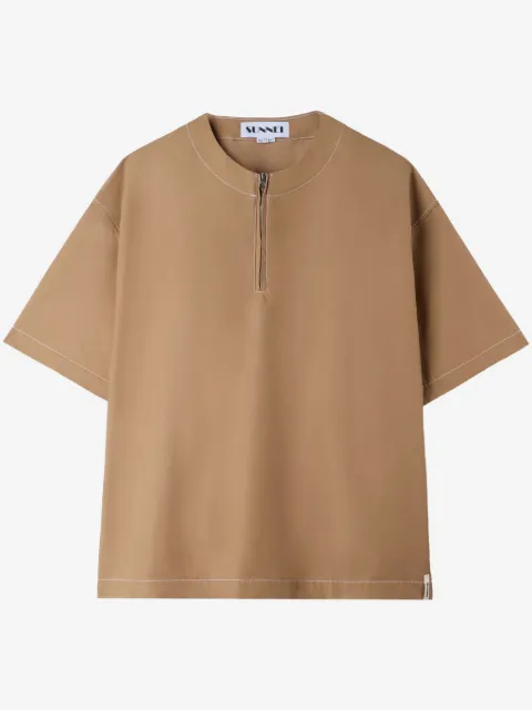 Sunnei zip-up T-shirt