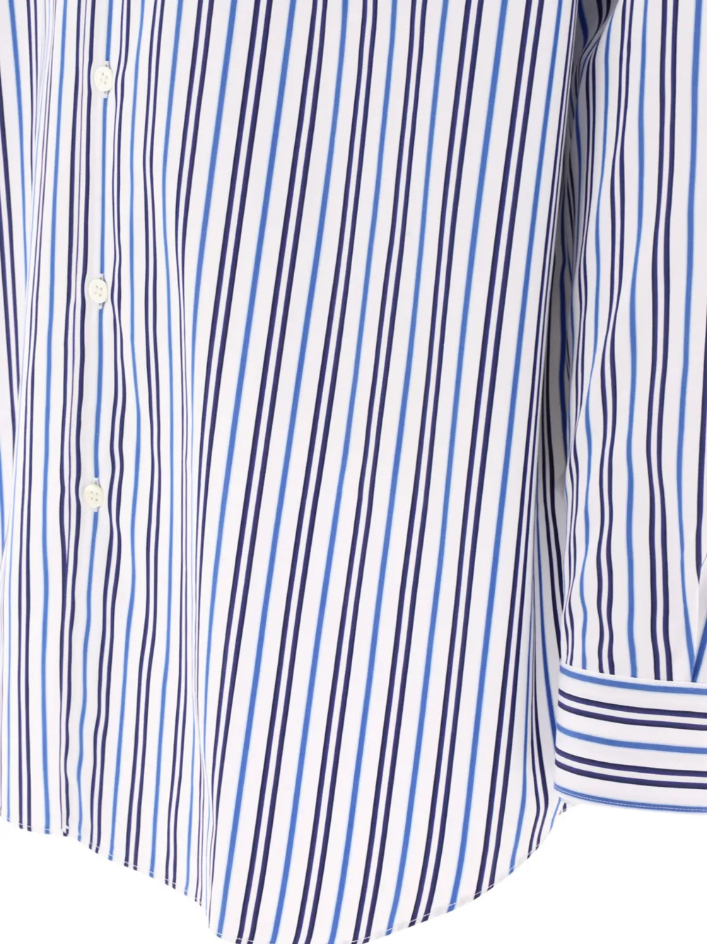 Comme Des Garçons Play Striped Cotton Shirt 