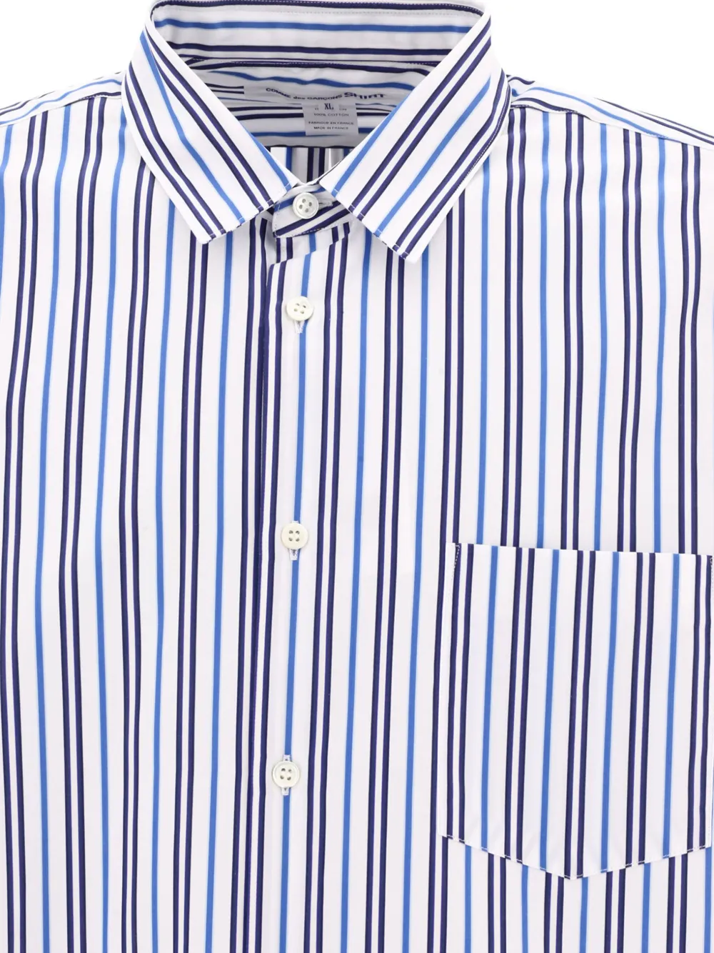 PLAY COMME des GARÇONS ストライプシャツ XL PLAY コムデギャルソン