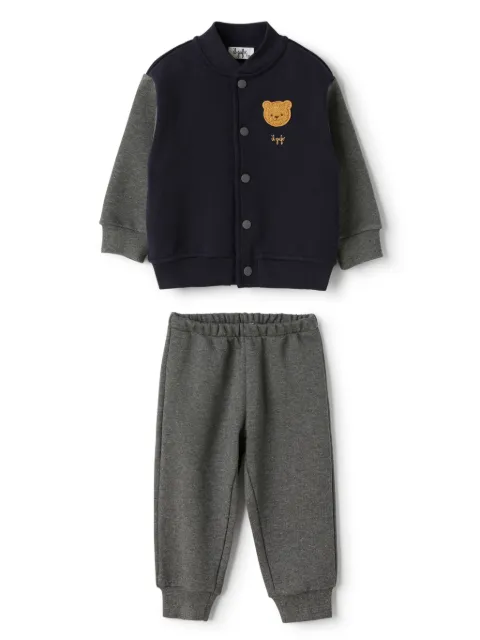 Il Gufo teddy bear motif tracksuit