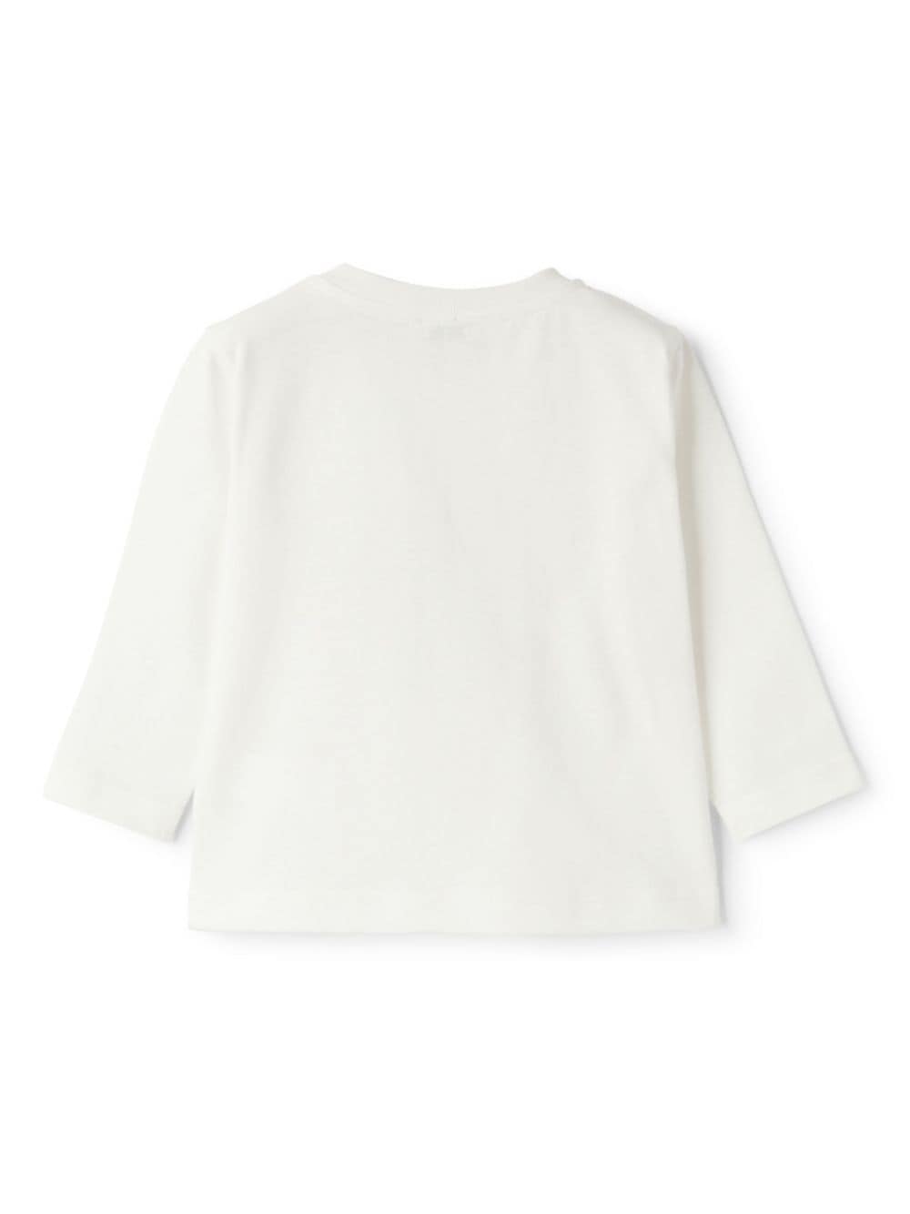 Shop Il Gufo Printed Cotton T-shirt In White