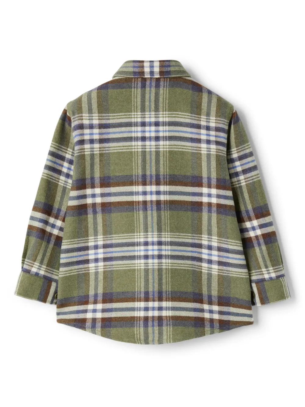 Image 2 of Il Gufo Camisa de algodão xadrez