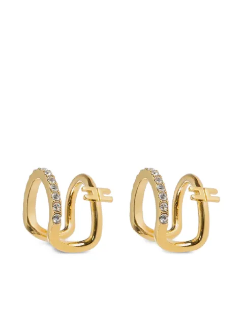 Elisabetta Franchi rhinestone-embellished ear cuff