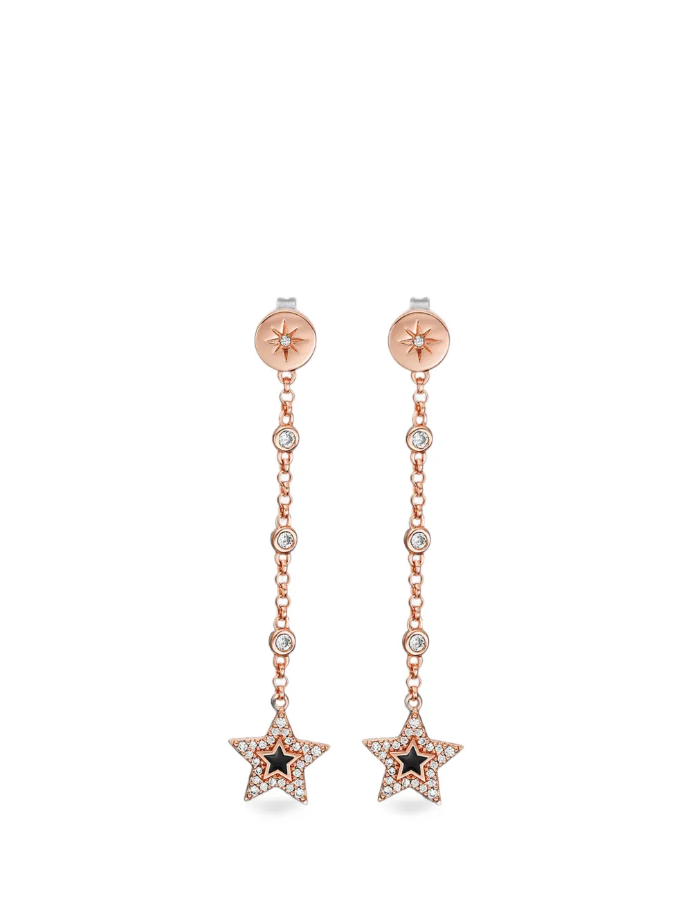 Emporio Armani Orecchini con ciondolo a stella - Rosa