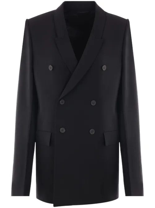 Blazer en laine à boutonnière croisée - Rick Owens - Modalova