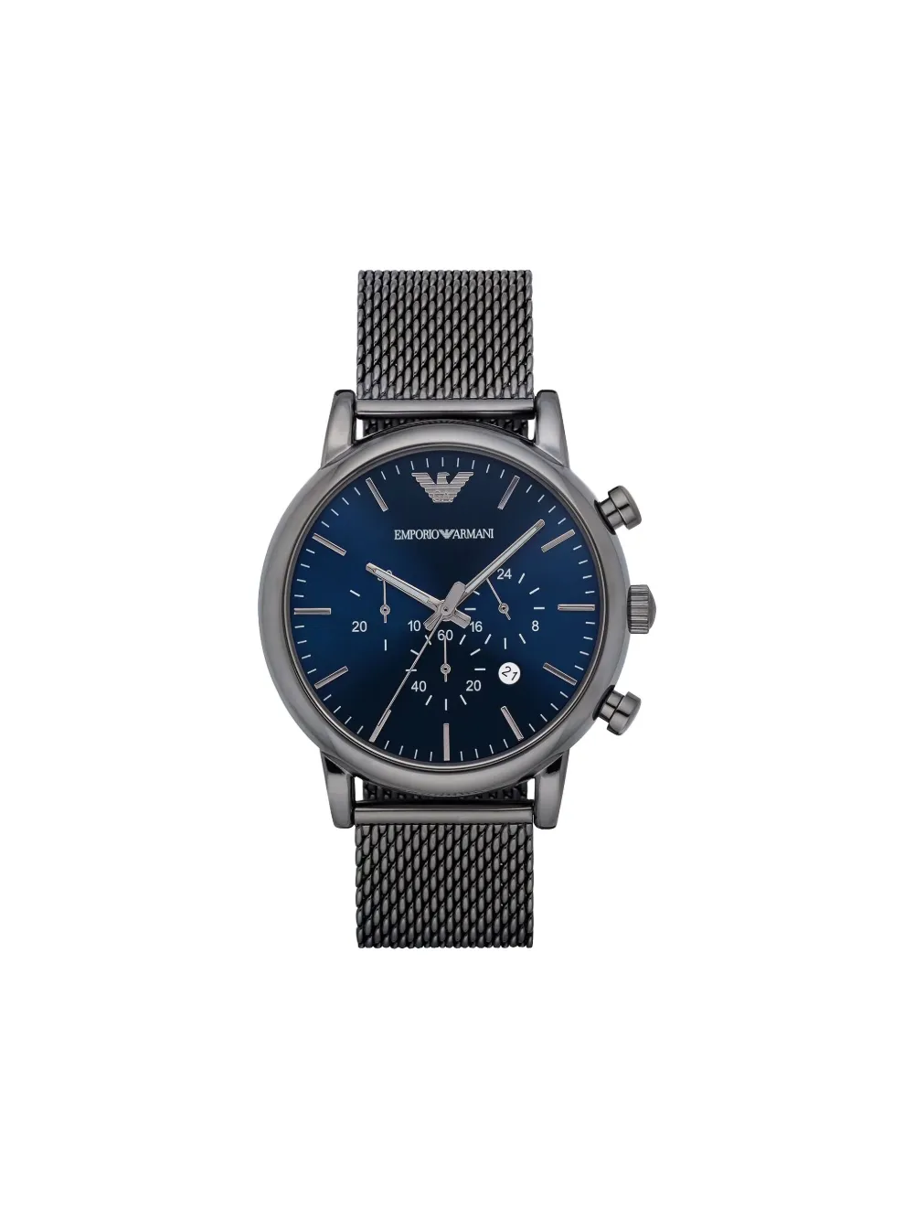 Emporio Armani クロノグラフ ステンレススチール 46mm - ブルー Emporio Armani クロノグラフ ステンレススチール 46mm - ブルー