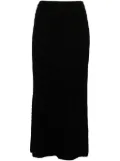 Alessandra Rich cable-knit maxi skirt - Black