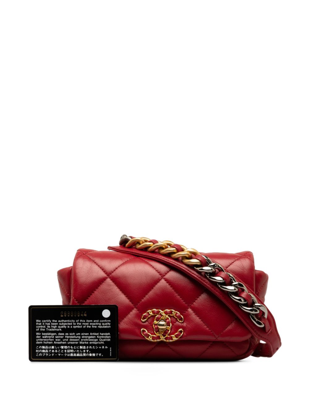 CHANEL 2019 Lambskin 19 belt bag Women