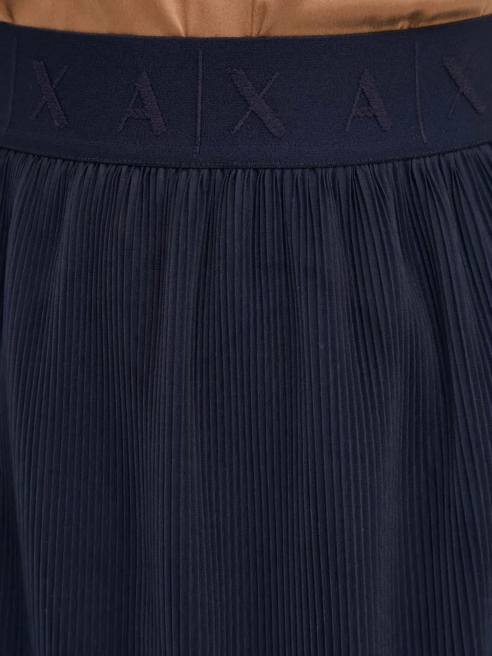 Armani Exchange Gelaagde straight midi-rok Blauw