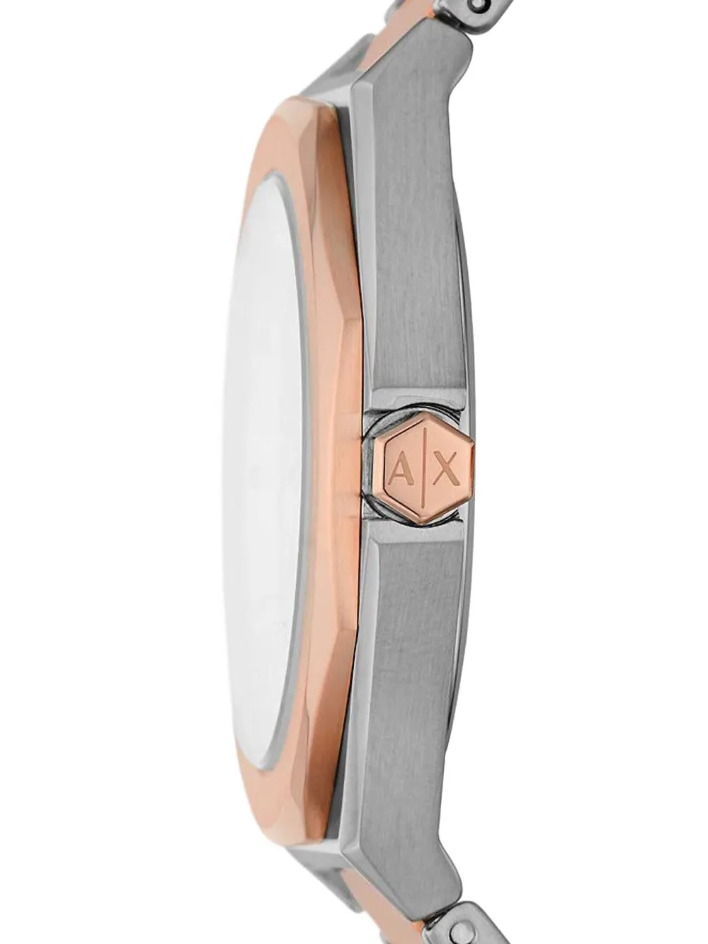 Armani Exchange Three-hand Watch With Steel Strap