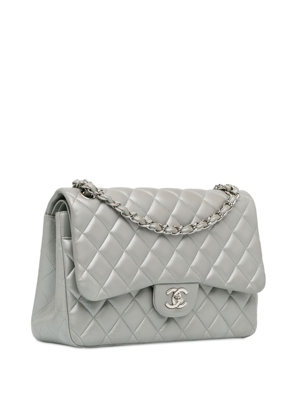 CHANEL 2012-2013 Jumbo Classic Lambskin Double Flap shoulder bag Women