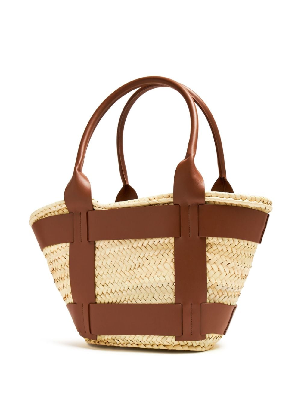 Shop Demellier The Santorini Tote Bag In Neutrals