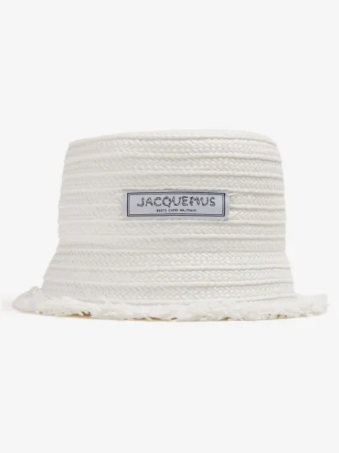 Jacquemus gorro de pescador de rafia