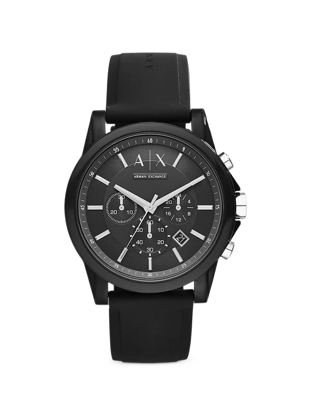 Armani Exchange chronograph 44mm watch - Nero