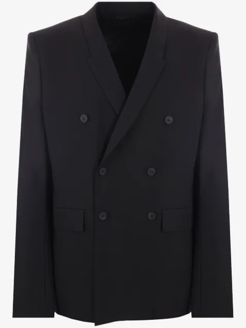 Rick Owens double-breasted stretch-wool blazer