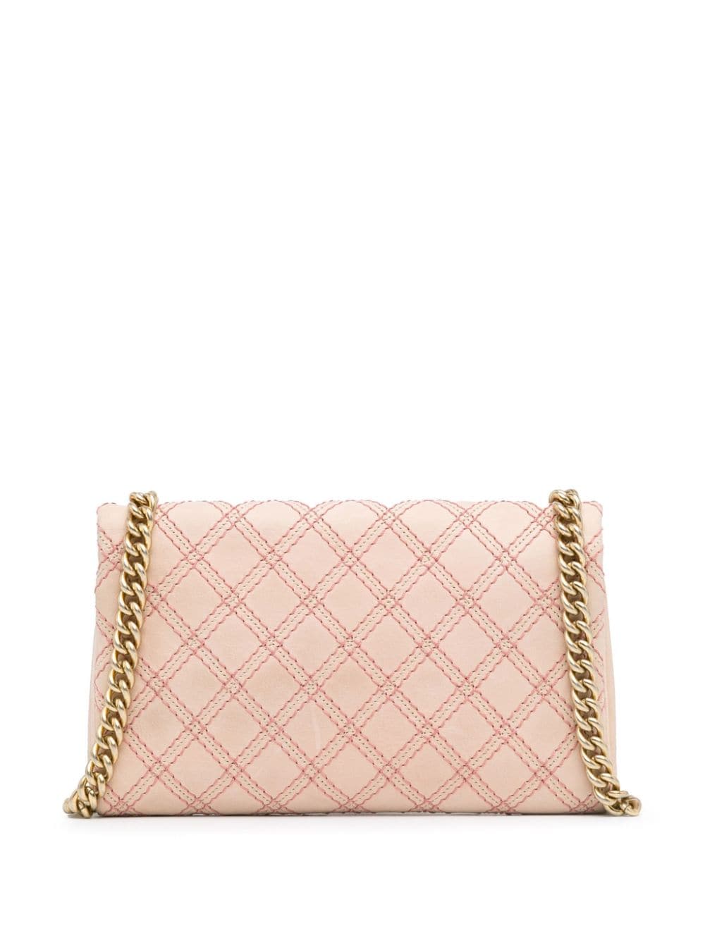 CHANEL Pre-Owned 2014 kleine Triple Stitched Flap crossbodytas van kalfsleer - Roze