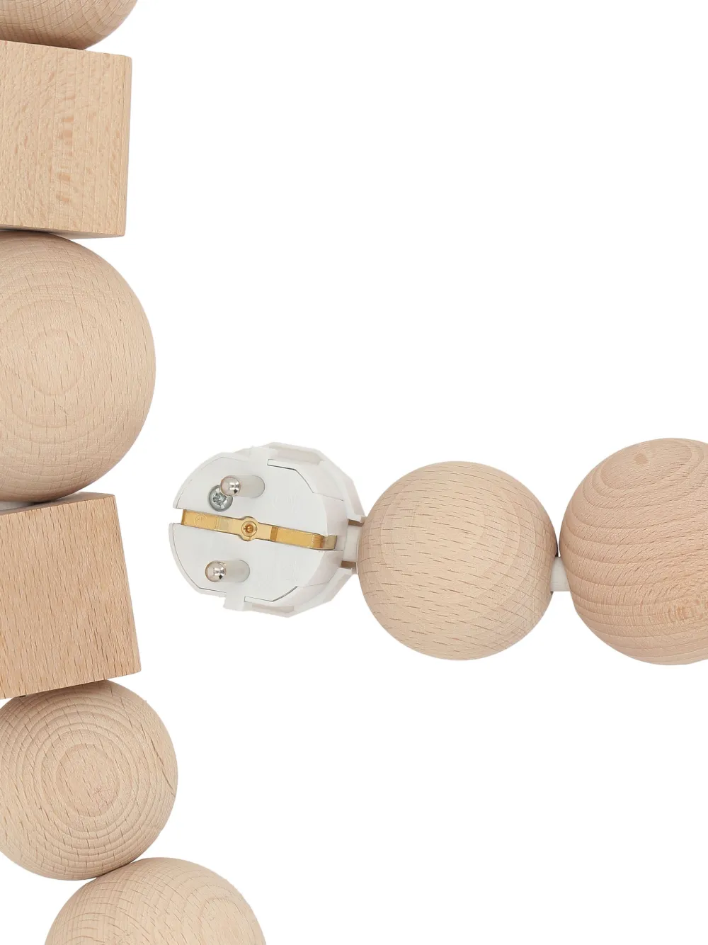 Bless Beaded Multiplug Power Cord In Weiss