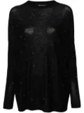 Fabiana Filippi sequin-embellished jumper - Black