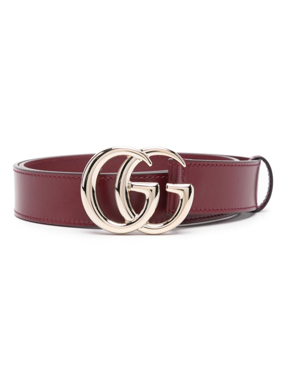Gucci GG Marmont leather belt - Rosso