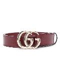 Gucci GG Marmont leather belt - Red