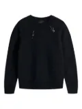 Simone Rocha embellished alpaca sweater - Black