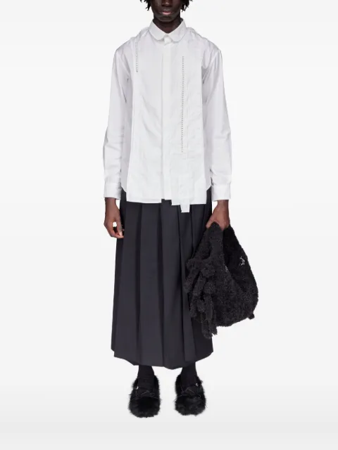 Simone Rocha inverted-seam cotton shirt