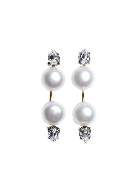 Simone Rocha crystal-embellished earrings 